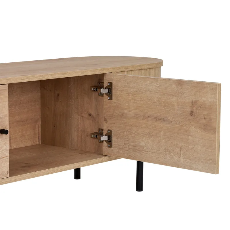 Bryric Tv-bänk 180 cm - Sapphire Oak/Svart - Möbler - Tv möbel & mediamöbel - TV bänk & mediabänk