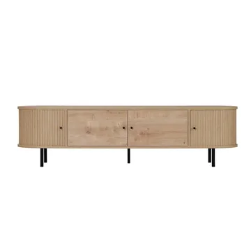 Bryric Tv-bänk 180 cm - Sapphire Oak/Svart - Möbler - Tv möbel & mediamöbel - TV bänk & mediabänk