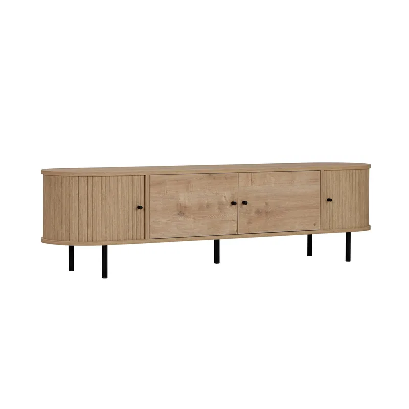 Bryric Tv-bänk 180 cm, Sapphire Oak/Svart