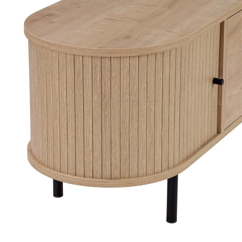 Bryric Tv-bänk 180 cm - Sapphire Oak/Svart - Möbler - Tv möbel & mediamöbel - TV bänk & mediabänk