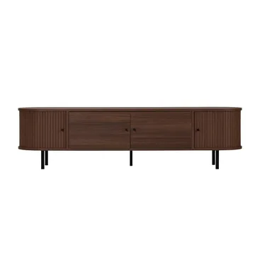 Bryric Tv-bänk 180 cm - Valnöt/Svart - Möbler - Tv möbel & mediamöbel - TV bänk & mediabänk