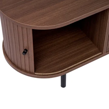 Bryric Tv-bänk 180 cm - Valnöt/Svart - Möbler - Tv möbel & mediamöbel - TV bänk & mediabänk