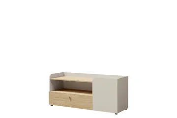 Buhan Tv-bänk 120 cm - Beige/Brun - Möbler - Tv möbel & mediamöbel - TV bänk & mediabänk