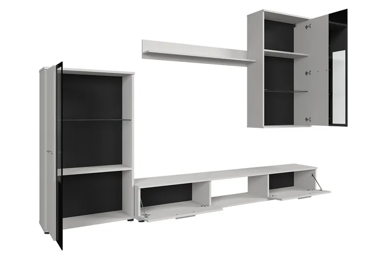 Bunta Tv-möbelset 235x40 cm - Vit - Möbler - Tv möbel & mediamöbel - TV-möbelset