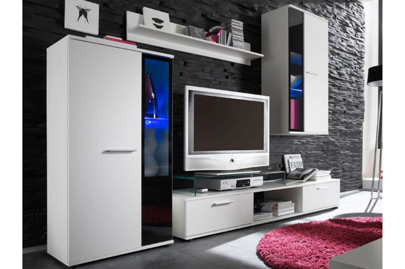 Bunta Tv-möbelset 235x40 cm - Vit - Möbler - Tv möbel & mediamöbel - TV-möbelset