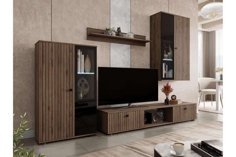 Bunta Tv-möbelset - Vit/Rosa - Möbler - Tv möbel & mediamöbel - TV-möbelset
