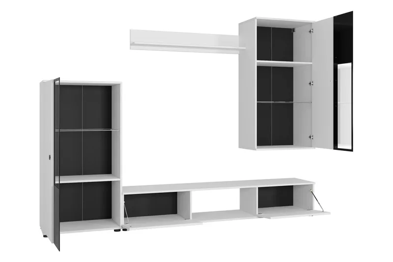 Bunta Tv-möbelset - Vit/Rosa - Möbler - Tv möbel & mediamöbel - TV-möbelset