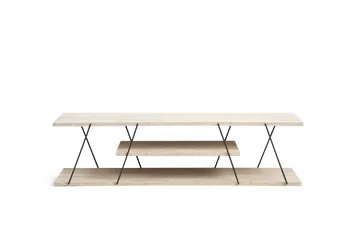 Canaz Tv-bänk 120 cm - Svart/Marmor - Möbler - Tv möbel & mediamöbel - TV bänk & mediabänk