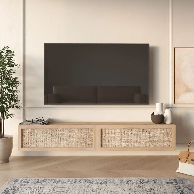 Canto TV-bänk 180x29,6x29,8 cm - Ek - Möbler - Tv möbel & mediamöbel - TV bänk & mediabänk