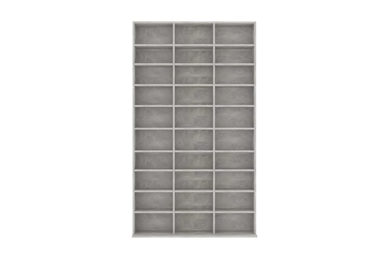 CD-hylla betonggrå 102x23x177,5 cm spånskiva - Grå - Möbler - Tv möbel & mediamöbel - CD-hylla & DVD-hylla