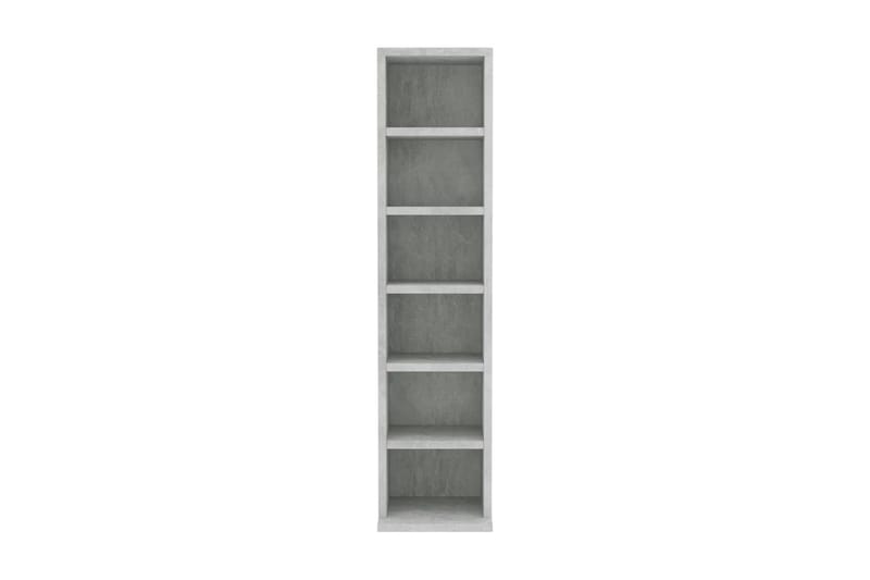 CD-hylla betonggrå 21x20x88 cm spånskiva - Grå - Möbler - Tv möbel & mediamöbel - CD-hylla & DVD-hylla