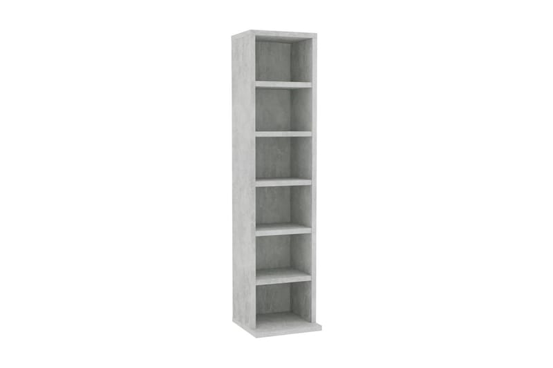 CD-hylla betonggrå 21x20x88 cm spånskiva - Grå - Möbler - Tv möbel & mediamöbel - CD-hylla & DVD-hylla