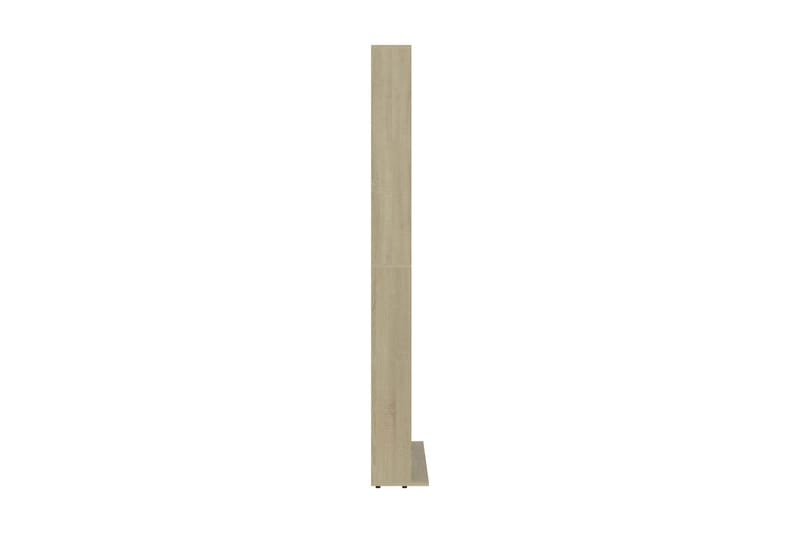 CD-hylla sonoma-ek 102x23x177,5 cm spånskiva - Brun - Möbler - Tv möbel & mediamöbel - CD-hylla & DVD-hylla
