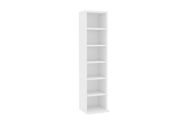 CD-hylla vit 21x20x88 cm spånskiva - Vit - Möbler - Tv möbel & mediamöbel - CD-hylla & DVD-hylla
