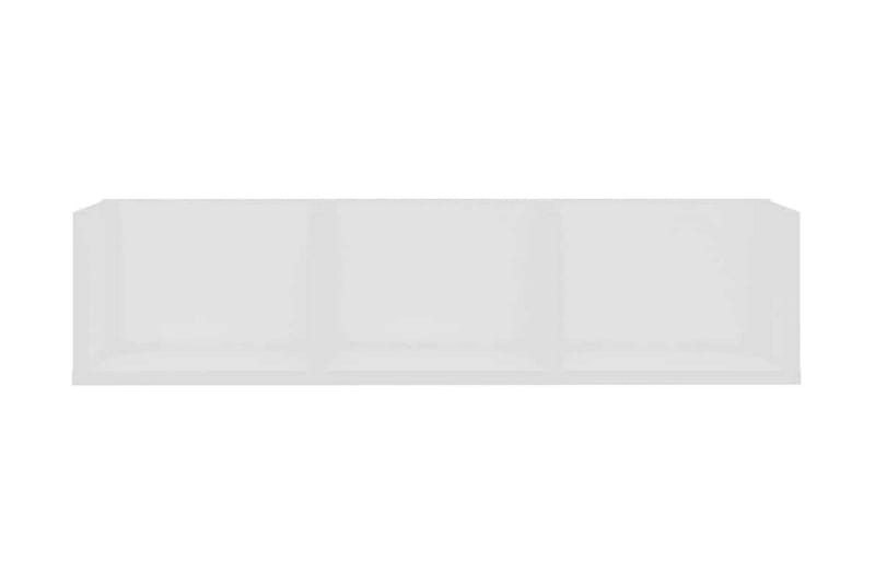 CD-hylla vit 75x18x18 cm spånskiva - Vit - Möbler - Tv möbel & mediamöbel - CD-hylla & DVD-hylla