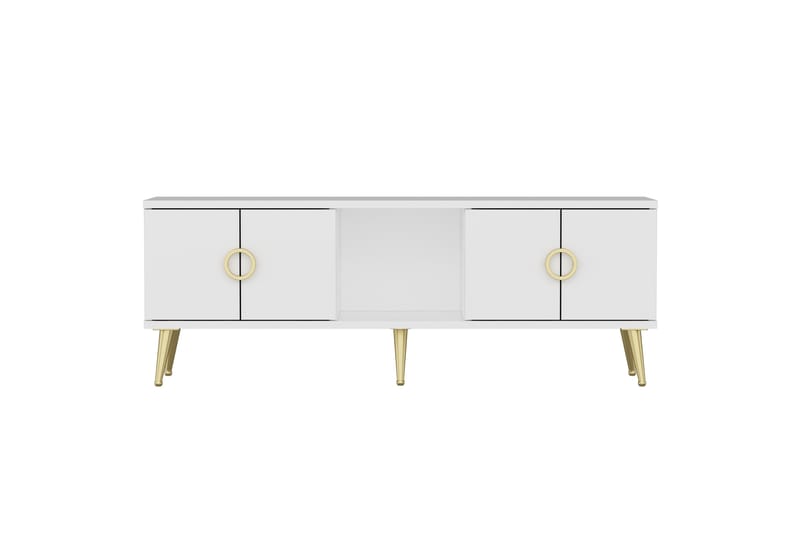 Cey Tv-bänk 120 cm - Vit - Möbler - Tv möbel & mediamöbel - TV bänk & mediabänk