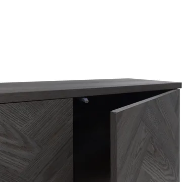 Charlene Tv-bänk 175 cm - Grå fiskbensek / grå ek - Möbler - Tv möbel & mediamöbel - TV bänk & mediabänk