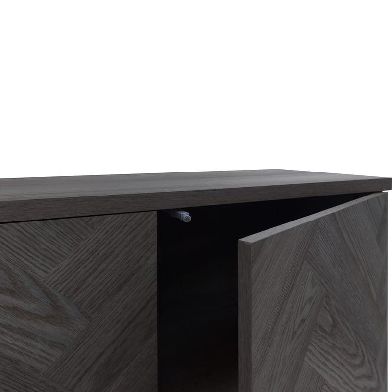 Charlene Tv-bänk 175 cm - Grå fiskbensek / grå ek - Möbler - Tv möbel & mediamöbel - TV bänk & mediabänk