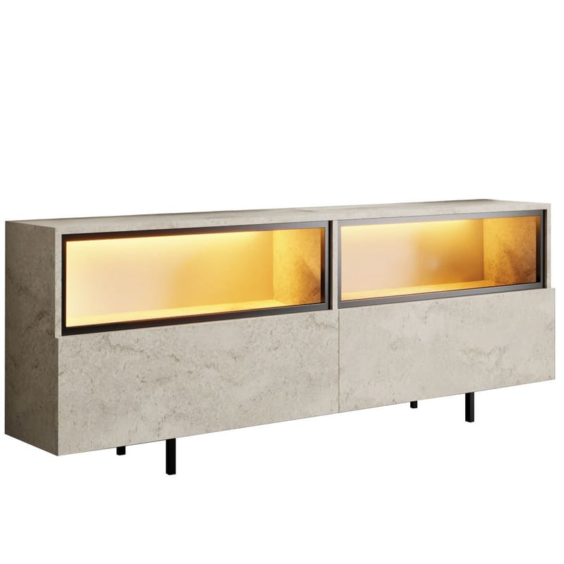 Cielieucel TV-bänk 180 cm - Travertin - Möbler - Tv möbel & mediamöbel - Mediastativ & väggfäste