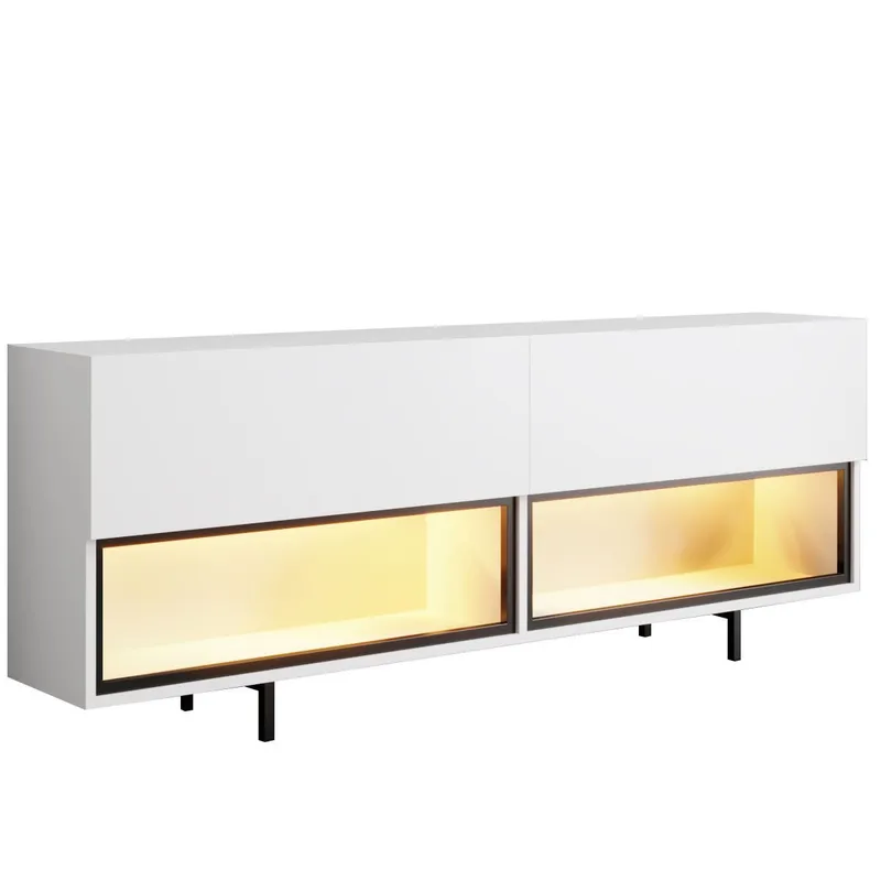 Cielieucel TV-bänk 180 cm, Vit