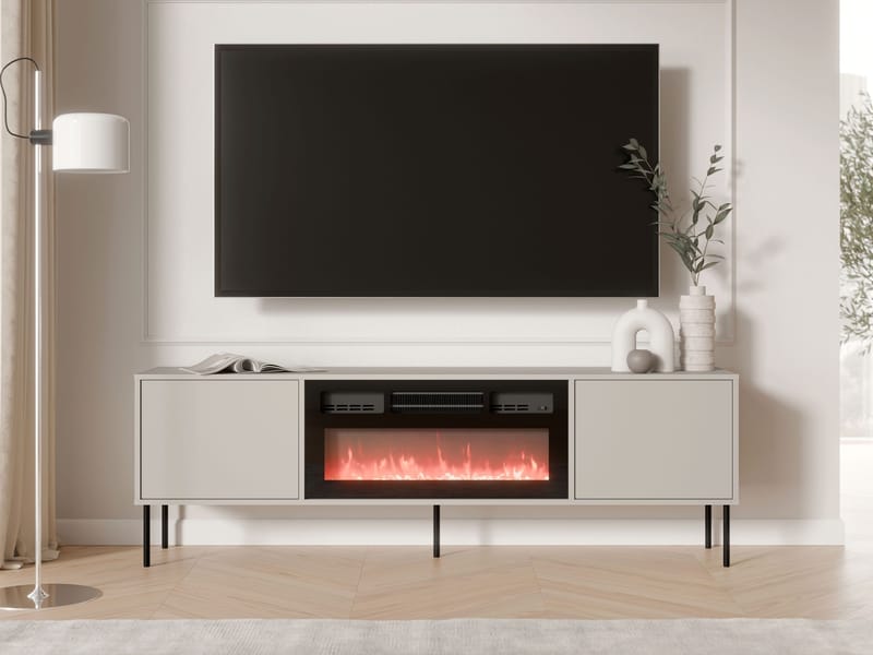 Claven Tv-bänk 183 cm - beige - Möbler - Tv möbel & mediamöbel - TV bänk & mediabänk