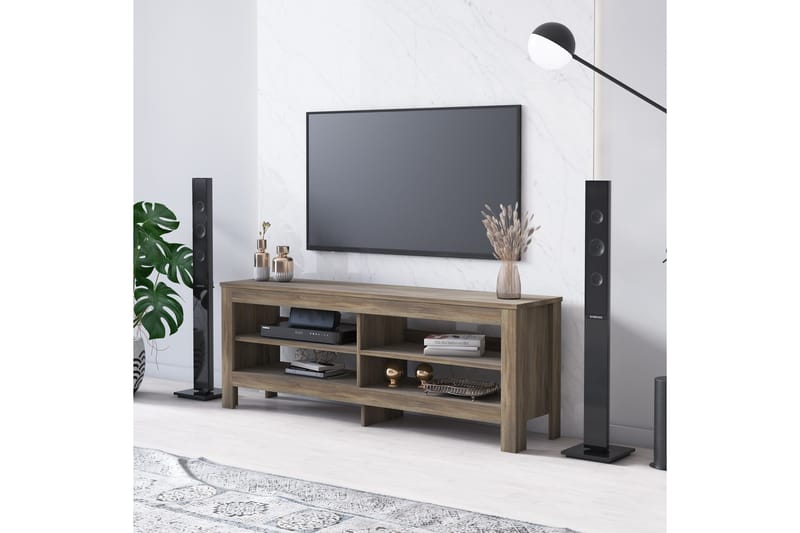 Cologno Tv-bänk 150x35 cm Brun - Hanah Home - TV bänk & mediabänk