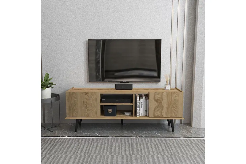 Corvo Tv-bänk 154,4 cm - Ek - Möbler - Tv möbel & mediamöbel - TV bänk & mediabänk