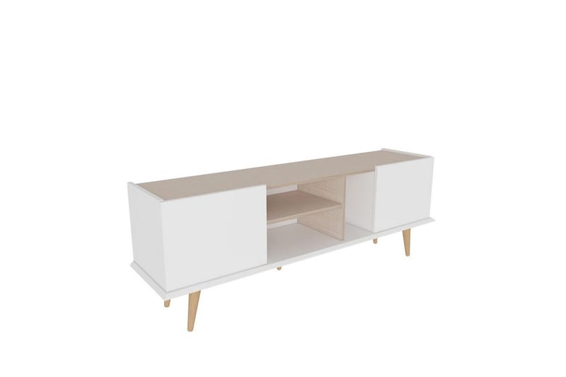 Corvo Tv-bänk 154,4 cm - Vit/Beige - Möbler - Tv möbel & mediamöbel - TV bänk & mediabänk