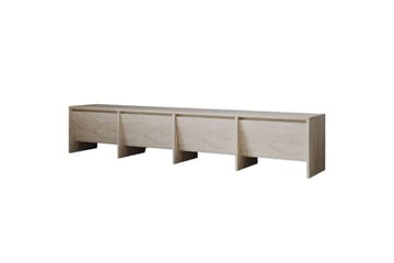 Crala Golvstående Tv-bänk 180 cm med Förvaring i Trä - Beige - Möbler - Tv möbel & mediamöbel - TV bänk & mediabänk