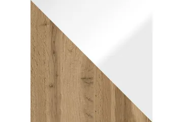 Cuguen TV-bänk 180 cm LED-belysning - Trä/Natur|Vit|Vit LED - Möbler - Tv möbel & mediamöbel - TV bänk & mediabänk