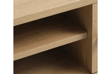 Cyndy Golvstående TV Bänk 120 cm med Förvaring i Ljust Trä - Beige - Möbler - Tv möbel & mediamöbel - TV bänk & mediabänk
