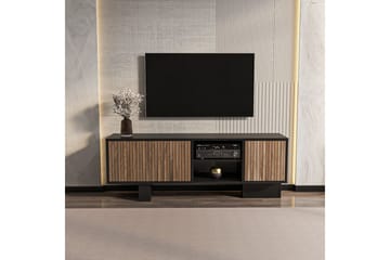 Dargaville Tv-bänk 150 cm - Svart/Brun - Möbler - Tv möbel & mediamöbel - TV bänk & mediabänk
