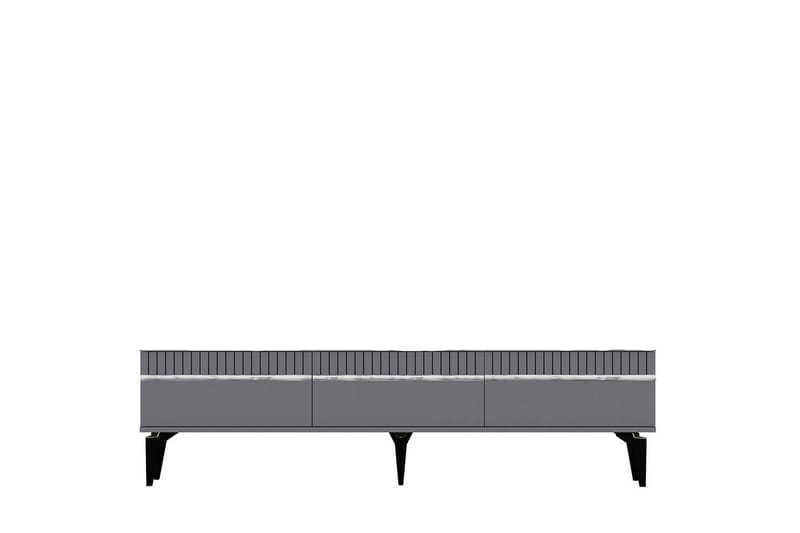 Defneia Tv-bänk 180 cm - Silver/Antracit - Möbler - Tv möbel & mediamöbel - TV bänk & mediabänk