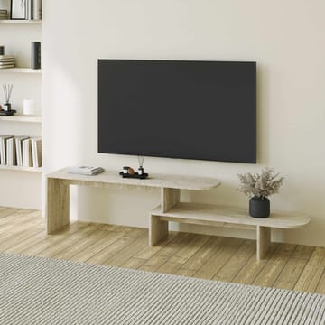 Deliones Tv-bänk 130 cm - Travertin - Möbler - Tv möbel & mediamöbel - TV bänk & mediabänk