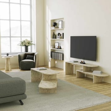 Deliones Tv-bänk 130 cm - Travertin - Möbler - Tv möbel & mediamöbel - TV bänk & mediabänk