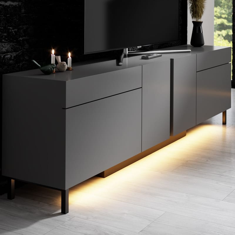 Djarhint TV-bänk 180 cm - Antracit - Möbler - Tv möbel & mediamöbel - Mediastativ & väggfäste