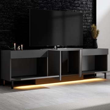 Djarhint Tv-bänk 180 cm med Förvaring i Metall - Antracit - Möbler - Tv möbel & mediamöbel - TV bänk & mediabänk