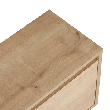 Domar TV-bänk 160 cm med Förvaring, Trä- och Ekutseende - Brun - Möbler - Tv möbel & mediamöbel - TV bänk & mediabänk