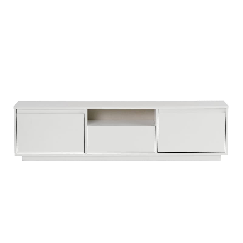 Domar TV-bänk 160 cm med Förvaring - Vit - Möbler - Tv möbel & mediamöbel - TV bänk & mediabänk