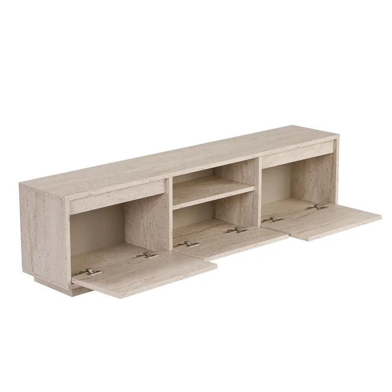 Domar Tv-bänk 160 cm - Travertin - Möbler - Tv möbel & mediamöbel - TV bänk & mediabänk