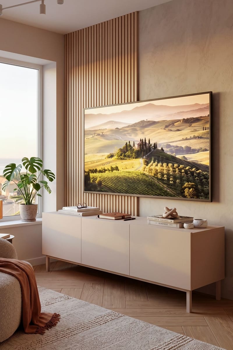 Dorel TV-bänk 150x47,3x36,8 cm - Sand - Möbler - Tv möbel & mediamöbel - TV bänk & mediabänk