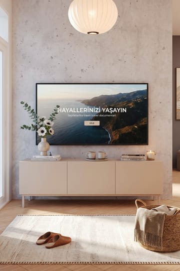 Dorel TV-bänk 150x47,3x36,8 cm - Sand - Möbler - Tv möbel & mediamöbel - TV bänk & mediabänk