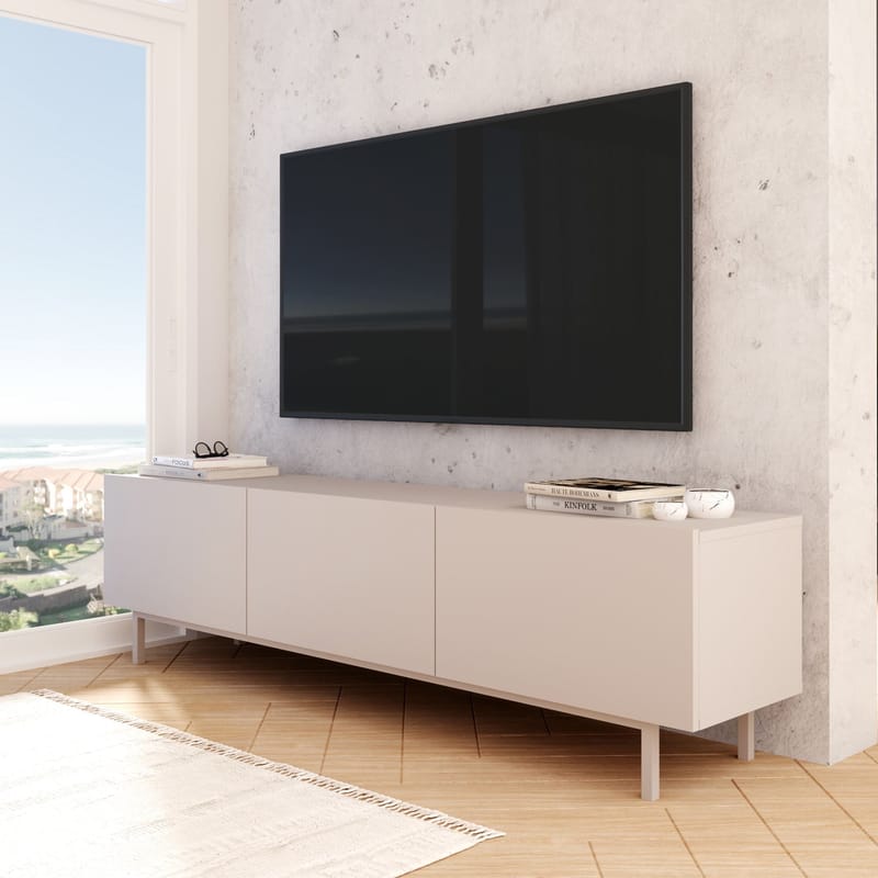 Dorel TV-bänk 180x47,3x36,8 cm - Sand - Möbler - Tv möbel & mediamöbel - TV bänk & mediabänk