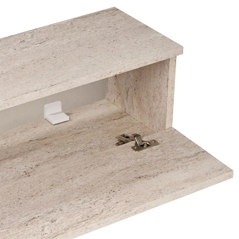 Dovren TV-bänk 140x25x25 cm - Travertin - Möbler - Tv möbel & mediamöbel - TV hylla