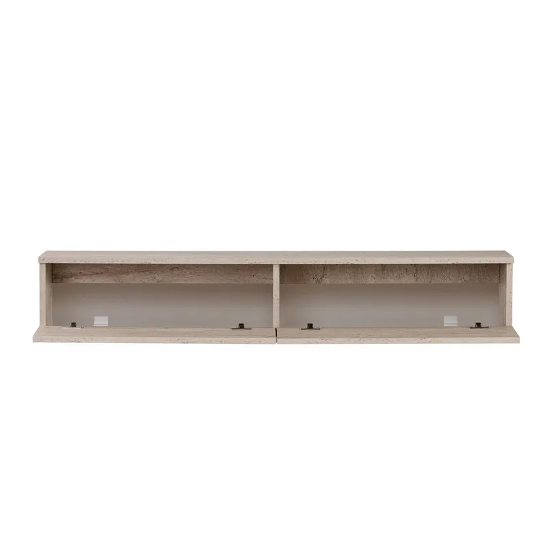 Dovren TV-bänk 140x25x25 cm, Travertin