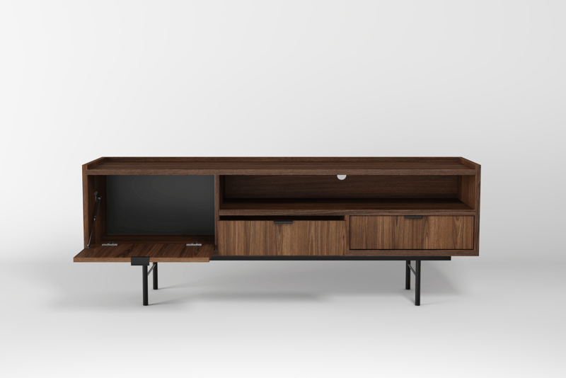 Dravo Tv-Bänk 150 cm - Warmia valnöt - Möbler - Tv möbel & mediamöbel - TV bänk & mediabänk