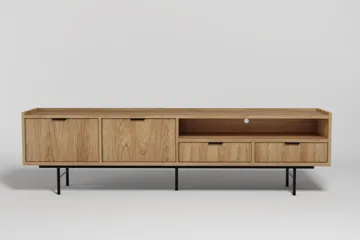 Dravo Tv-Bänk 200 cm - Naturlig hickory - Möbler - Tv möbel & mediamöbel - TV bänk & mediabänk