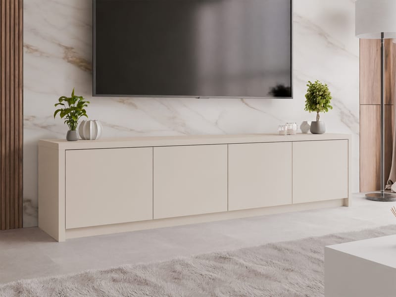 Driva Tv-bänk 198 cm - beige - Möbler - Tv möbel & mediamöbel - TV bänk & mediabänk