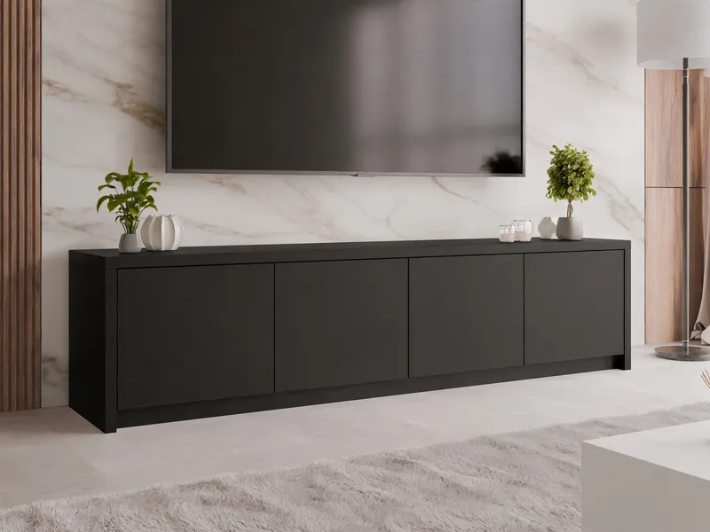 Driva Tv-bänk 198 cm - svart - Möbler - Tv möbel & mediamöbel - TV skåp
