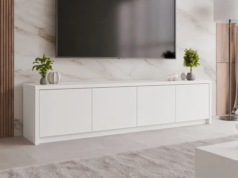 Driva Tv-bänk 198 cm - vit - Möbler - Tv möbel & mediamöbel - TV skåp